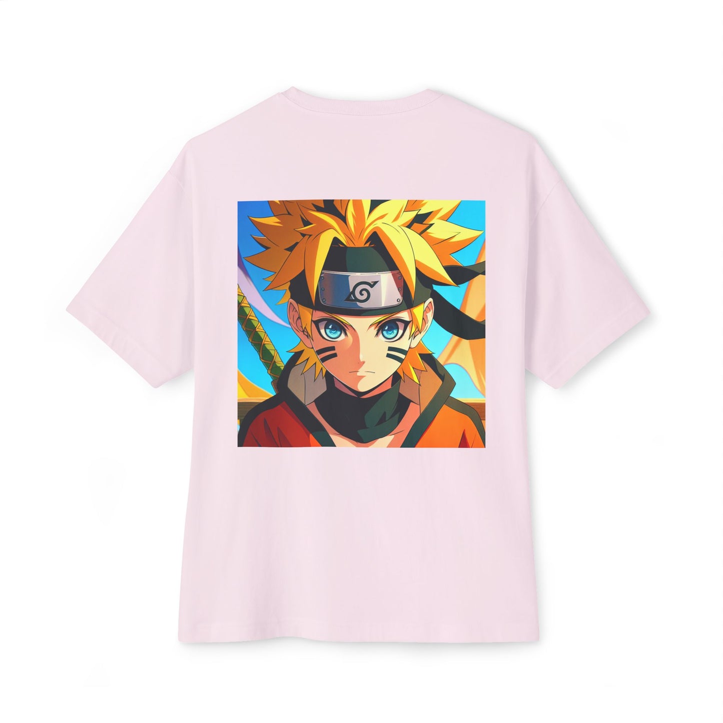 Unisex Anime Boxy Tee | Oversized Naruto Graphic T-Shirt